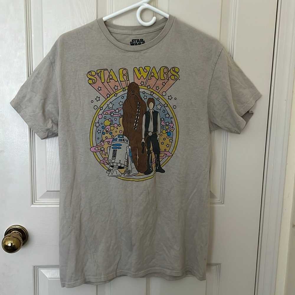 Star Wars Tan Graphic T Shirt - image 1