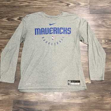 Dallas Mavericks Nike Long Sleeve Shirt NBA Authe… - image 1
