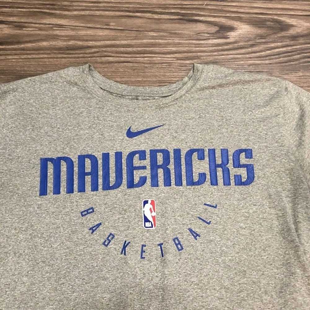 Dallas Mavericks Nike Long Sleeve Shirt NBA Authe… - image 2