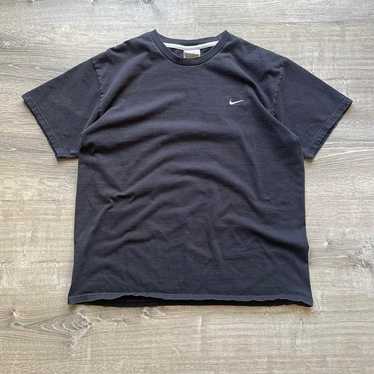Vintage Y2K Nike Embroidered Swoosh Black Shirt