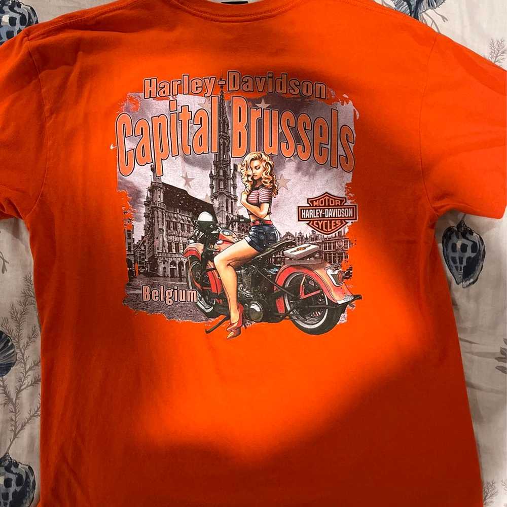 Harley Davidson Belgium vintage shirt - image 2