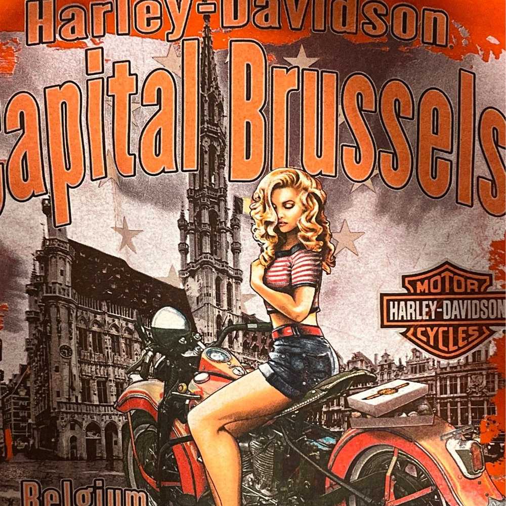 Harley Davidson Belgium vintage shirt - image 3
