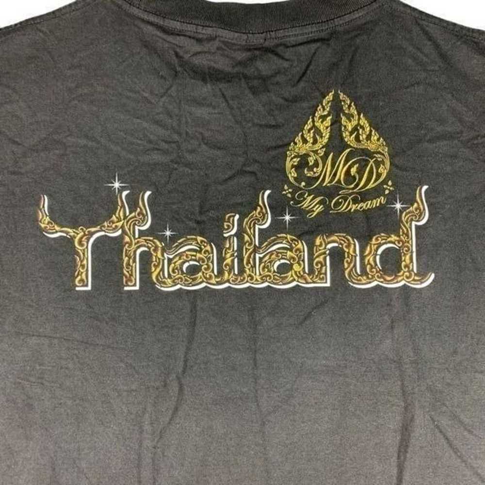 My Dream Thailand Graphic T-shirt Men Large Black - image 8
