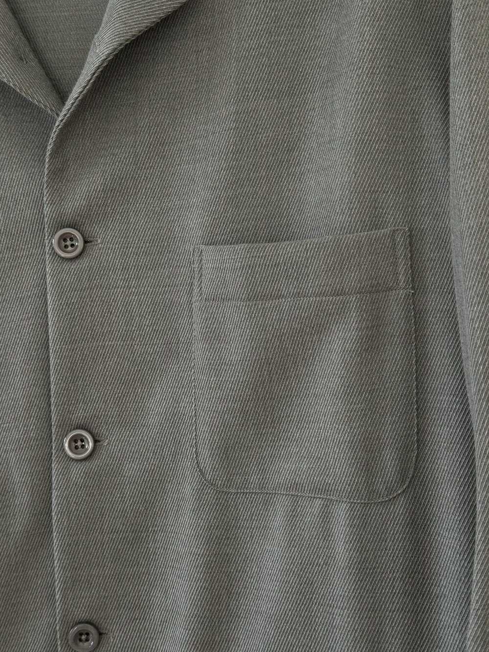 4sdesigns Long-Sleeve Wool Shirt Blazer SS22 50 - image 3