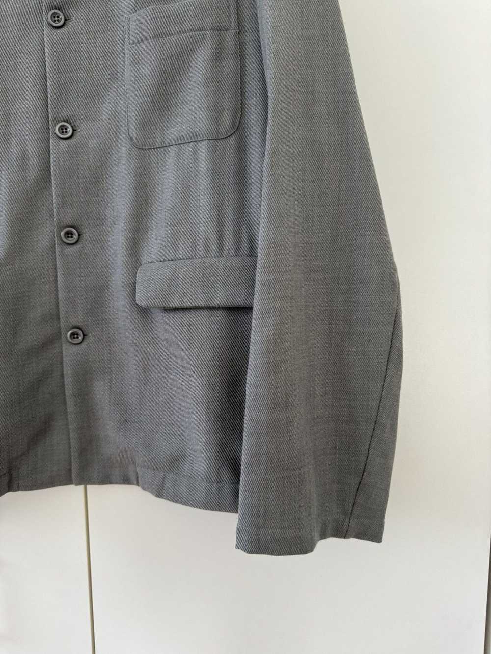 4sdesigns Long-Sleeve Wool Shirt Blazer SS22 50 - image 4