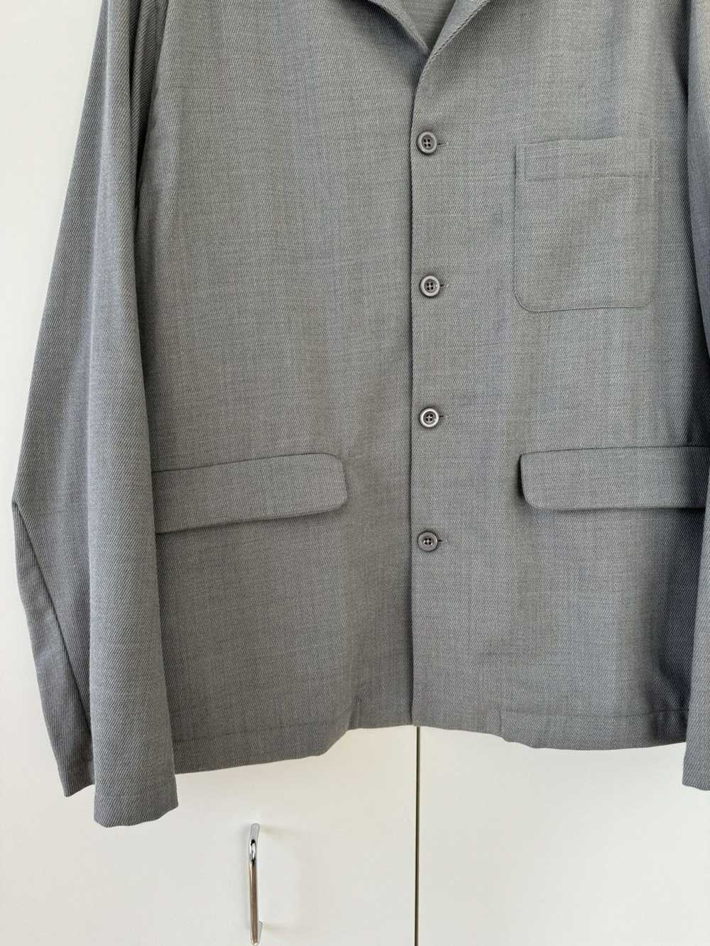 4sdesigns Long-Sleeve Wool Shirt Blazer SS22 50 - image 6