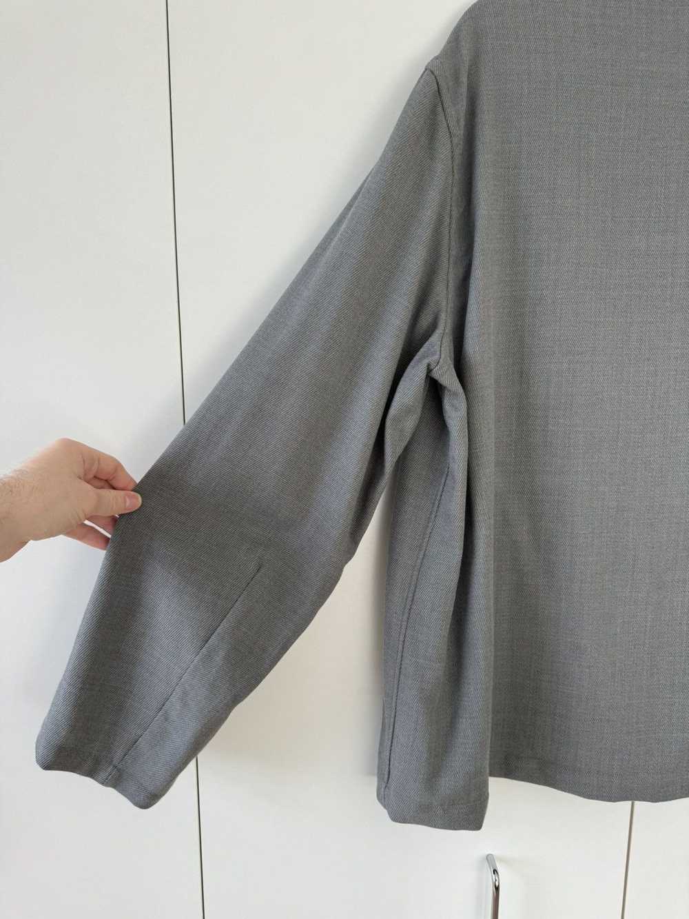 4sdesigns Long-Sleeve Wool Shirt Blazer SS22 50 - image 8
