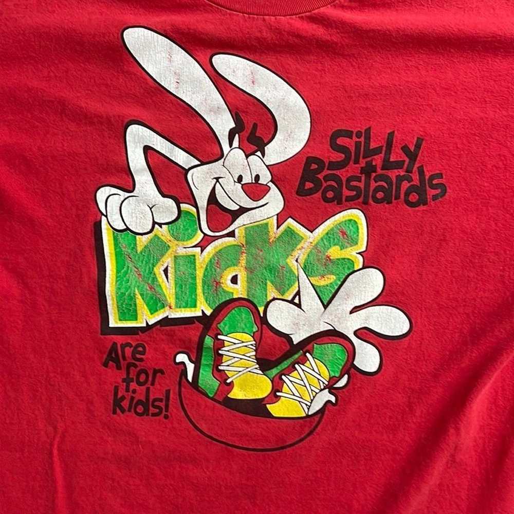 Vintage 90s Kicks are for Kids x Trix rabbit grap… - image 1