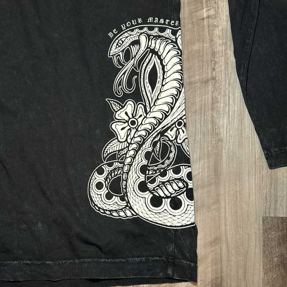 Affliction Be Your Master Snake Long Sleeve Tee (… - image 7