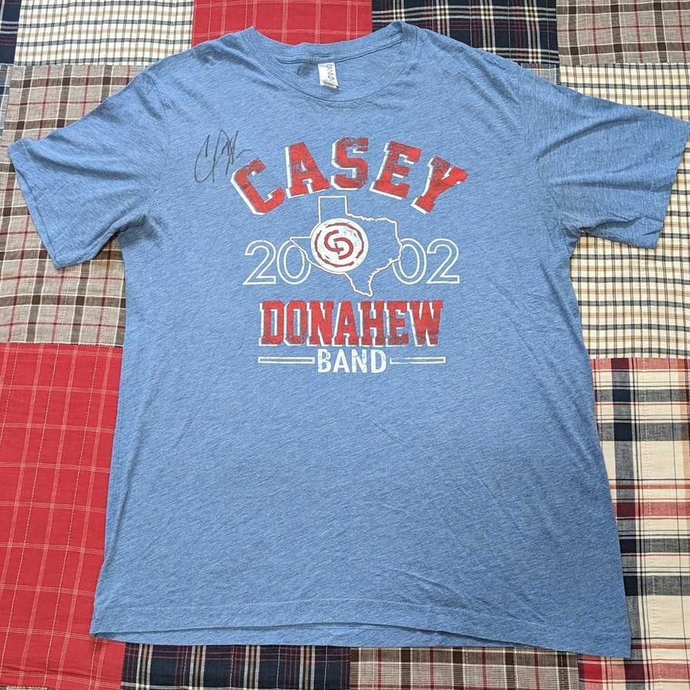 Vintage Autographed Casey Donahew Band T-shirt - image 1