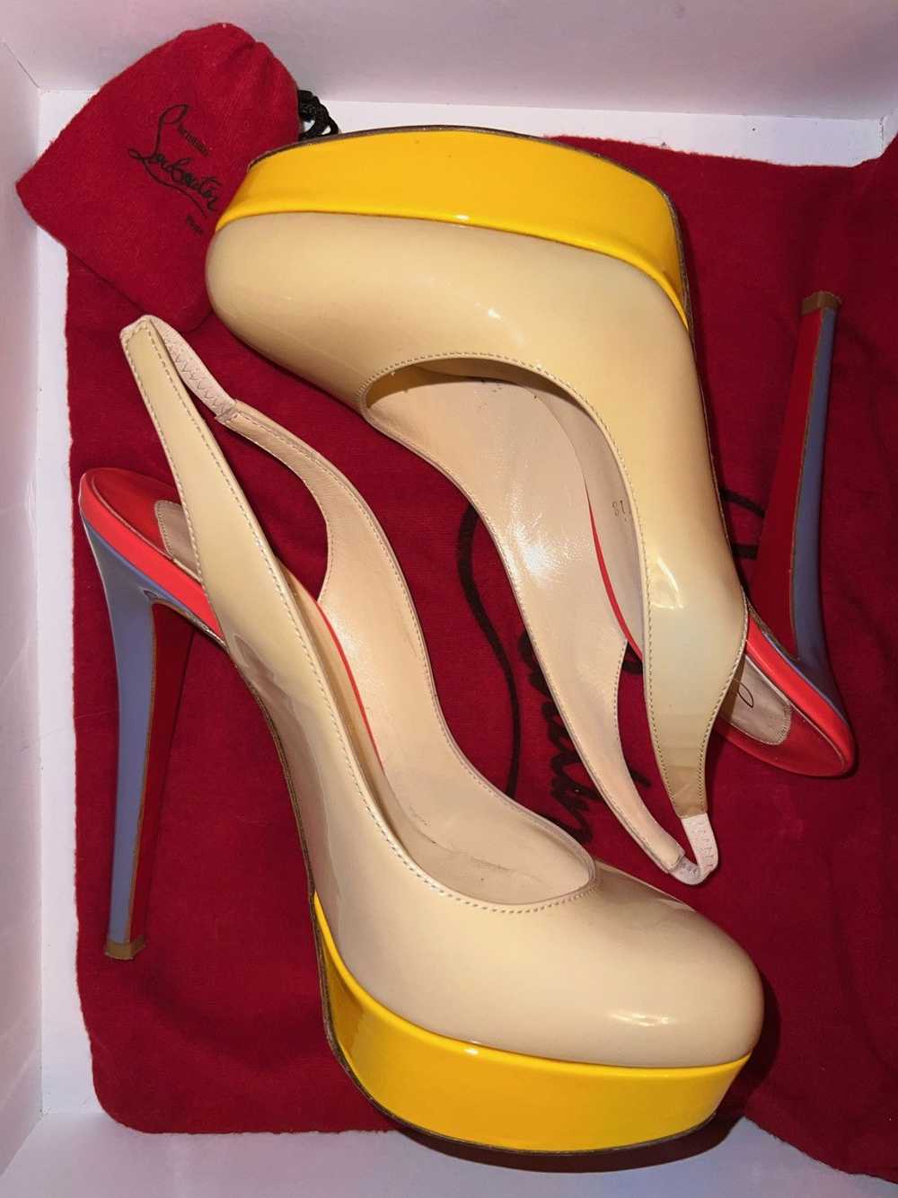 Christian Louboutin Louboutin Bianca Slingback Nu… - image 1