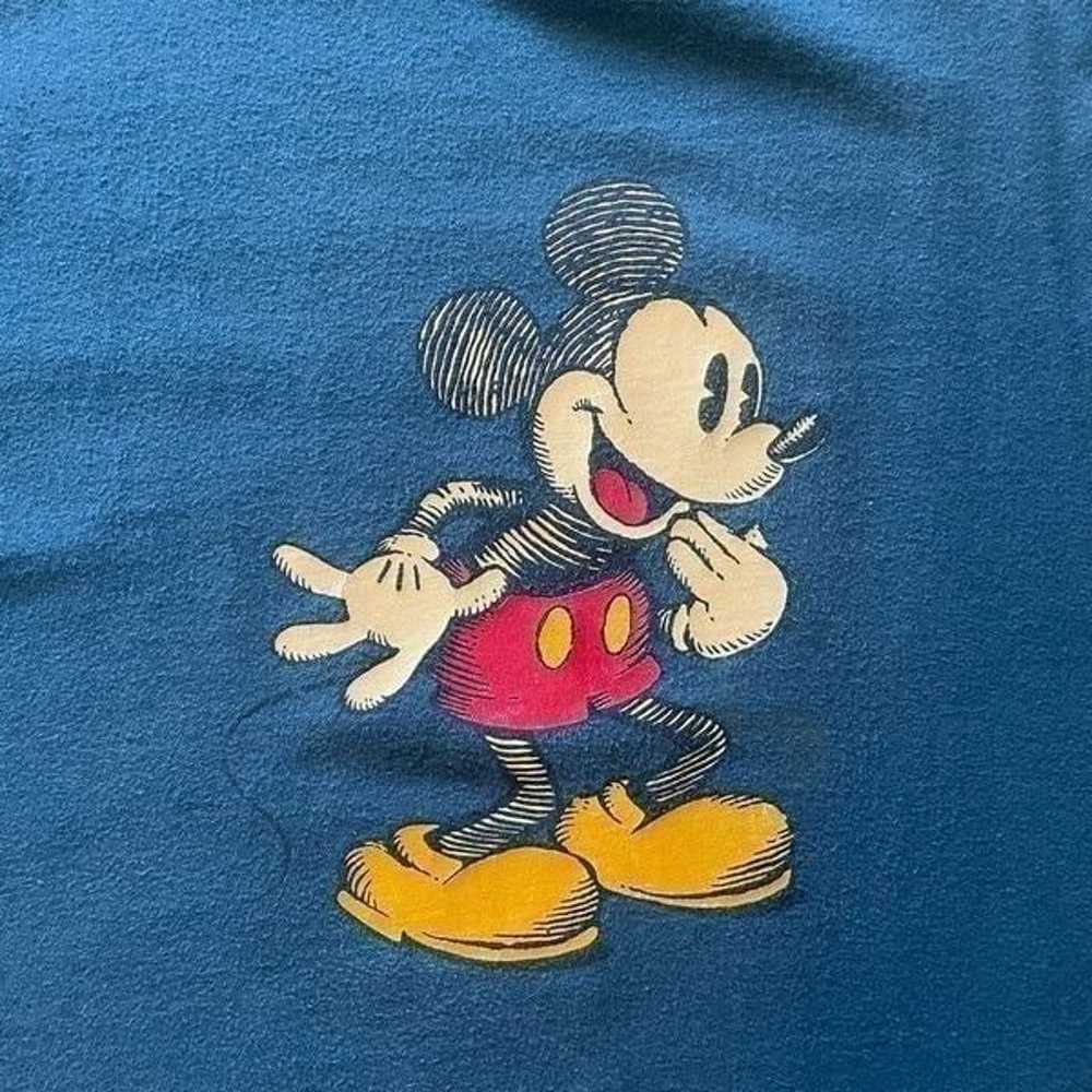 Vintage Disney Mickey Mouse T-Shirt Single Stitch… - image 2