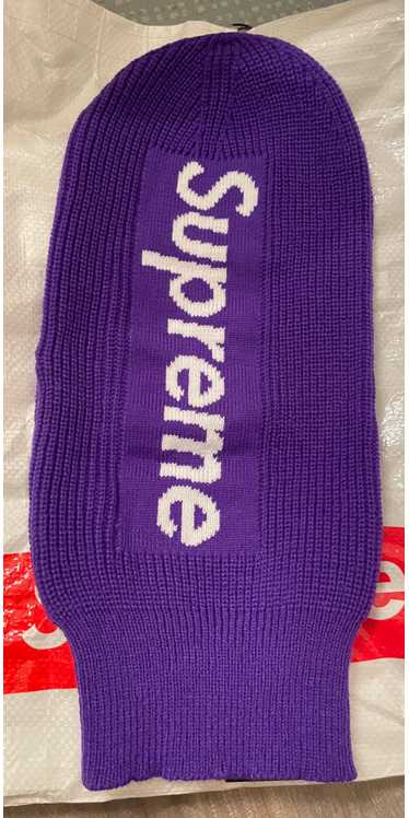 NEW SUPREME x NEW ERA purple BALACLAVA MASK head l