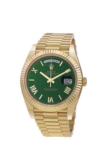 Rolex Day Date Green Dial Watch