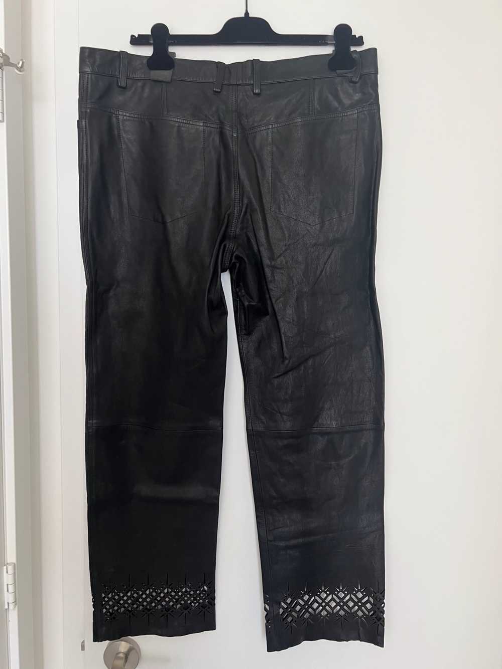 Haider Ackermann SS19 Lasercut Leather Trousers - image 2
