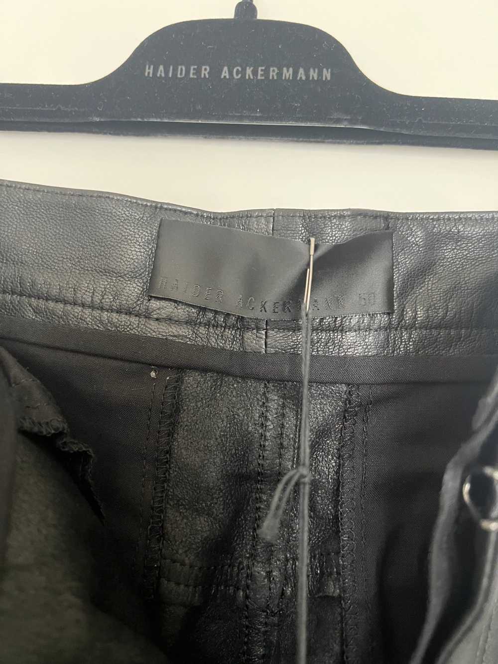 Haider Ackermann SS19 Lasercut Leather Trousers - image 4