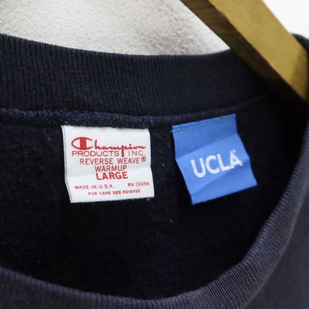 Vintage UCLA Bruins CHAMPION REVERSE Weave Crewne… - image 4