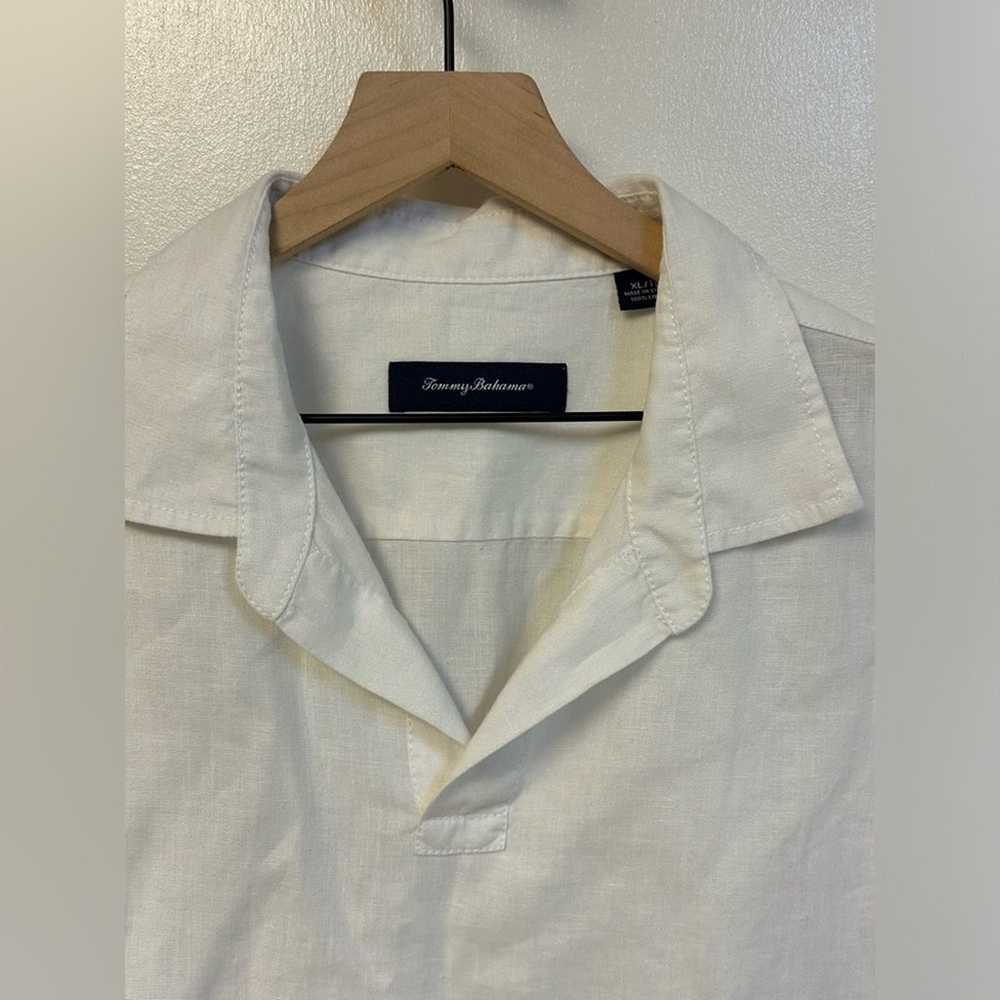 Tommy Bahama Shirt Mens XL Linen Long Sleeve Whit… - image 3