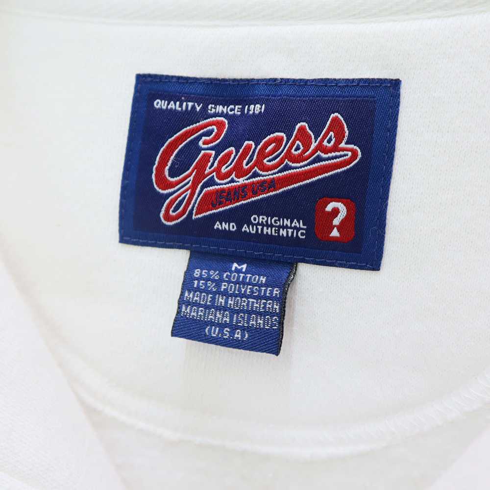 Vintage 90s GUESS JEANS USA Big Logo Embroidered … - image 4