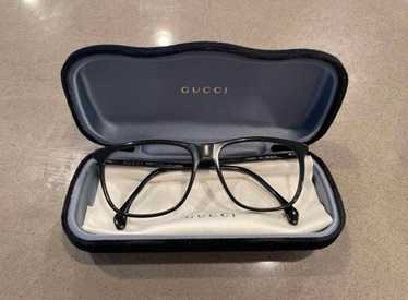 GUCCI Black Square Glasses w/ case - image 1