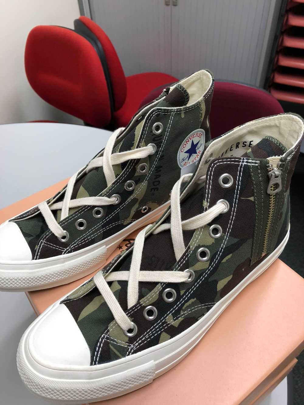 CONVERSE ADDICT CHUCK TAYLOR CAMO NIGO Z HI HUMAN… - image 2