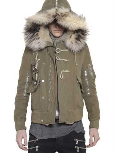 Balmain Raccoon Fur Parka