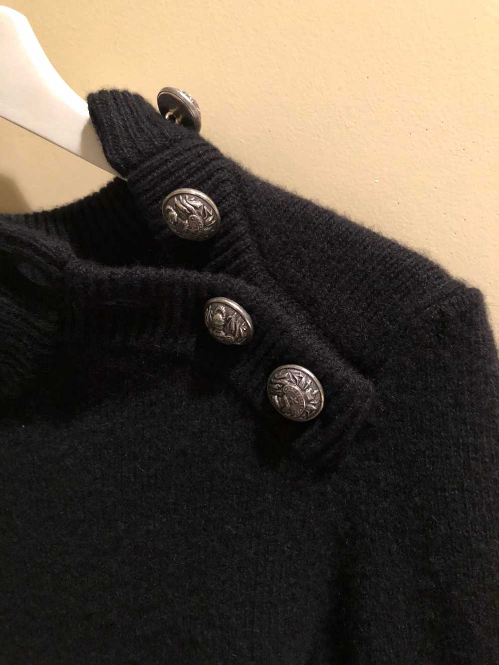 Balmain Black Cashmere Sweater - image 3