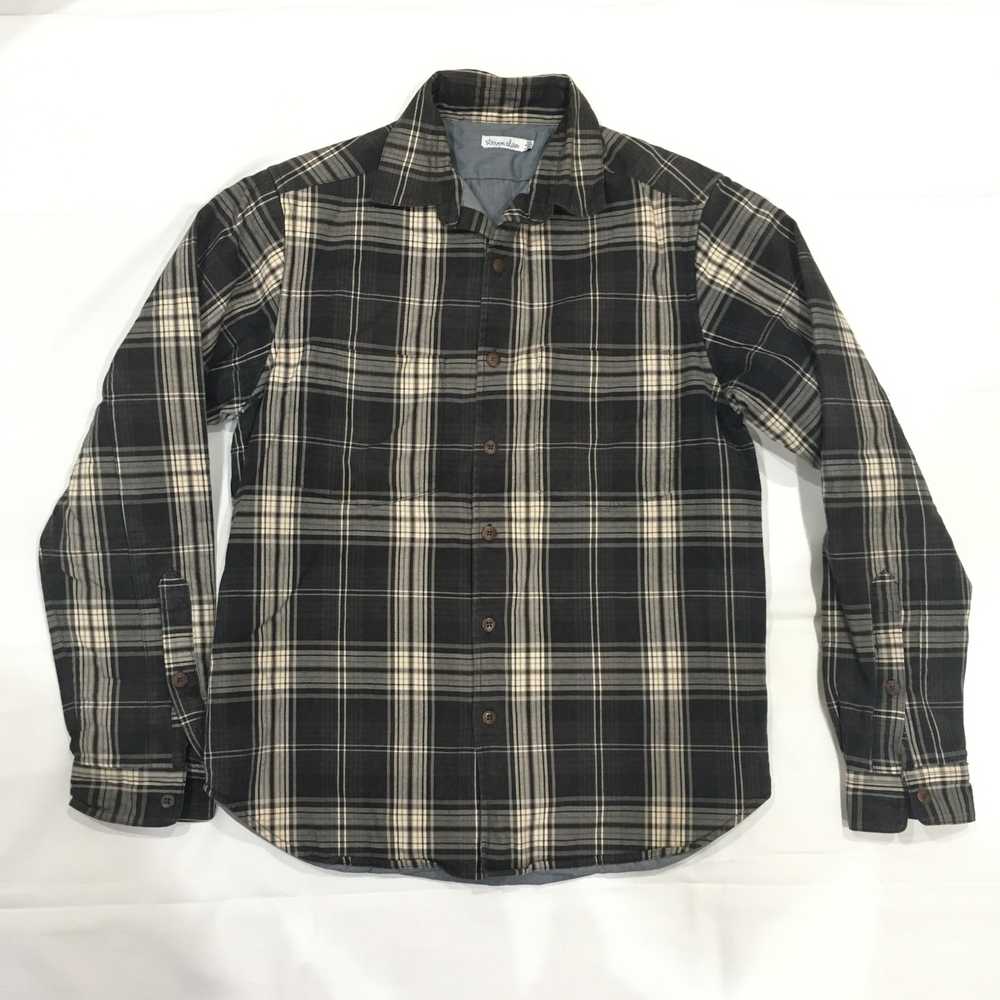 Steven Alan - Padded shirt jacket long sleeve but… - image 1