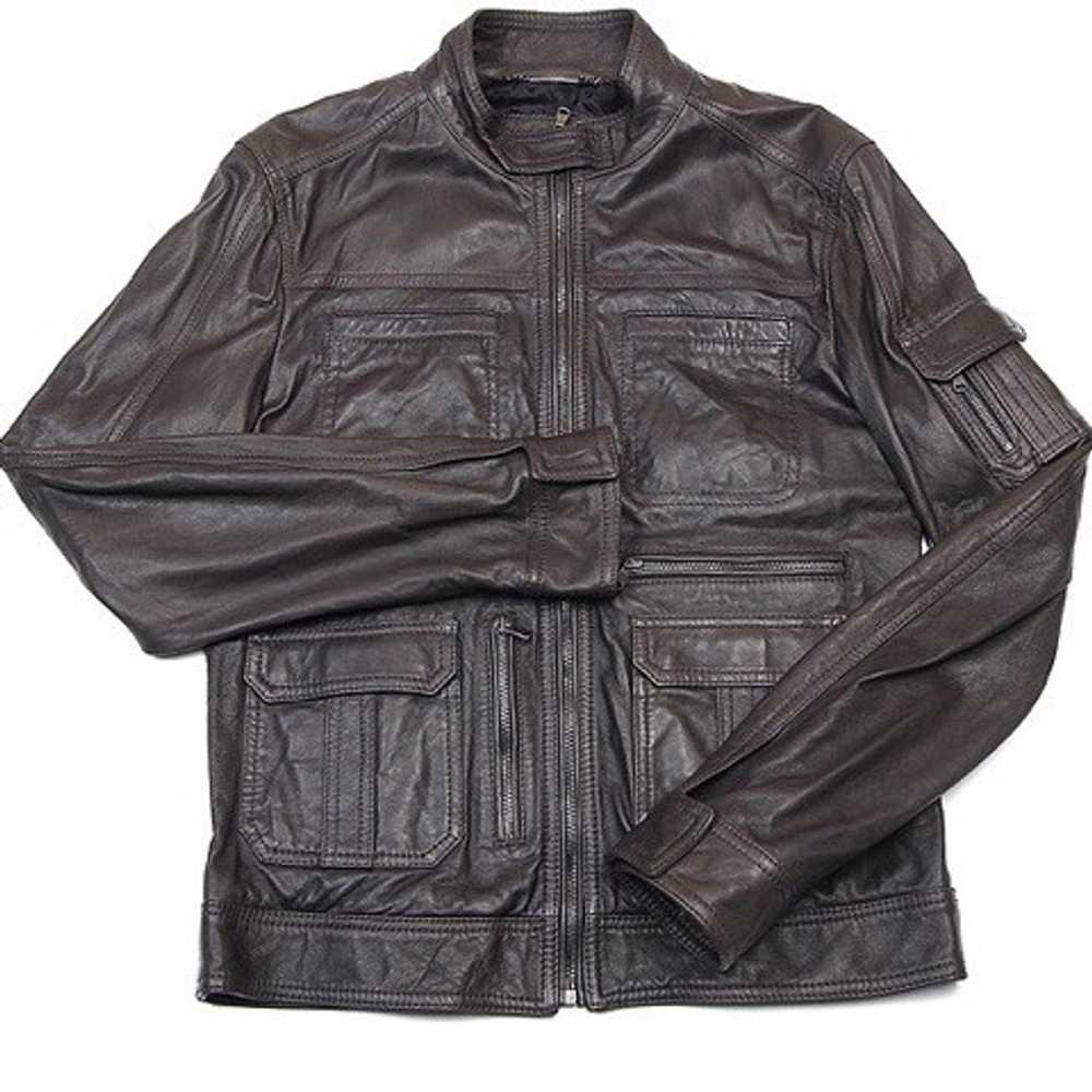 Dolce & Gabbana Chocolate Leather Jacket - image 1