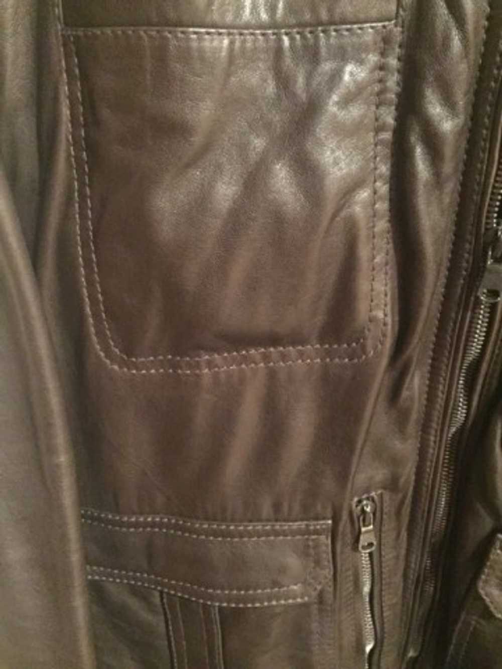 Dolce & Gabbana Chocolate Leather Jacket - image 6