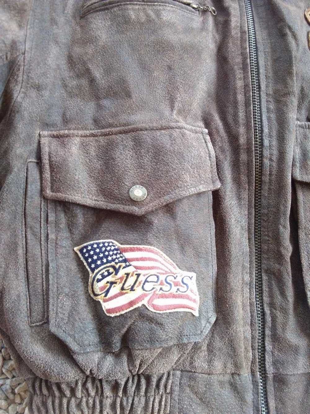 Guess - GUESS 1981 GENUINE LEATHER JACKET - image 3