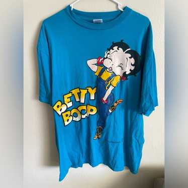 Betty Boop Vintage Overalls Graphic T-shirt