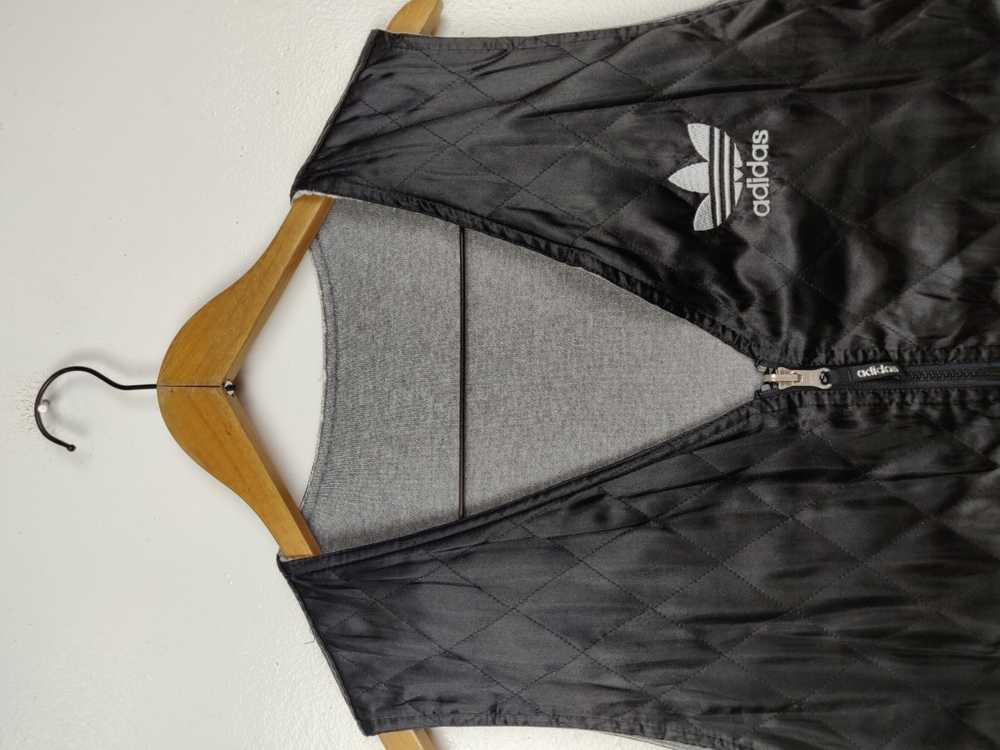 adidas Reversible Vtg Quilted Zipper Vest Jacket - image 3