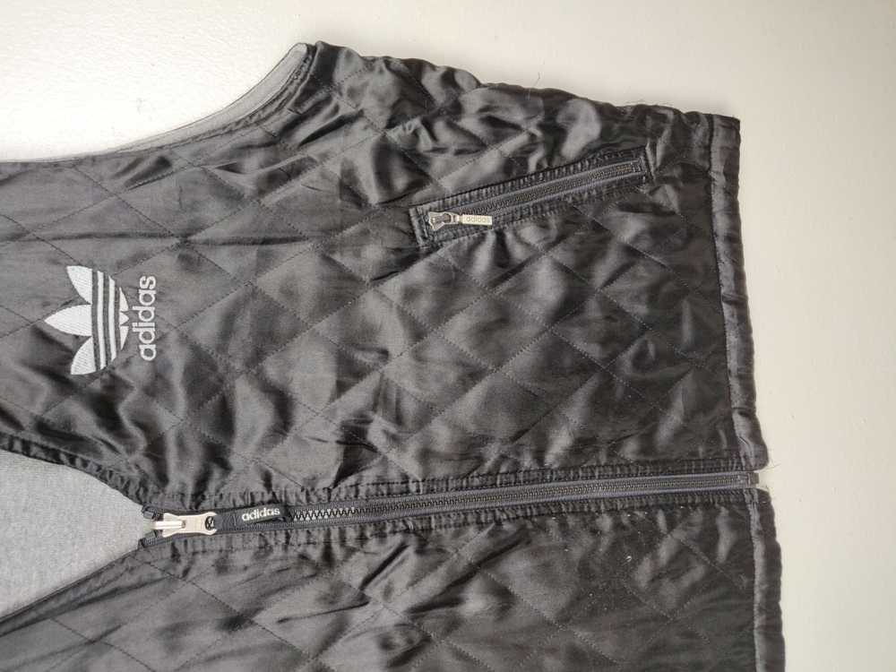 adidas Reversible Vtg Quilted Zipper Vest Jacket - image 4