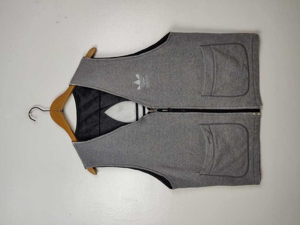 adidas Reversible Vtg Quilted Zipper Vest Jacket - image 7