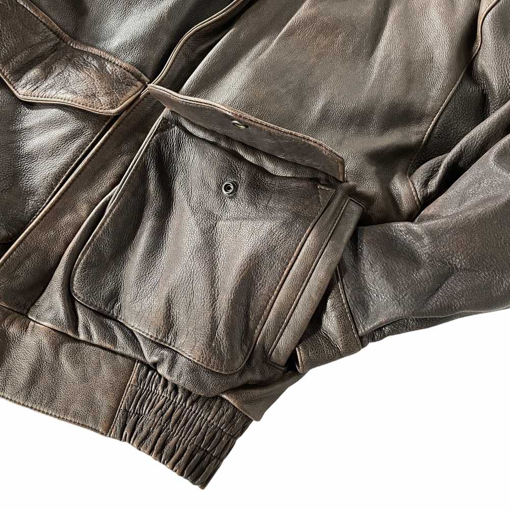 Wilsons Leather - Heavy Leather Jacket - image 4