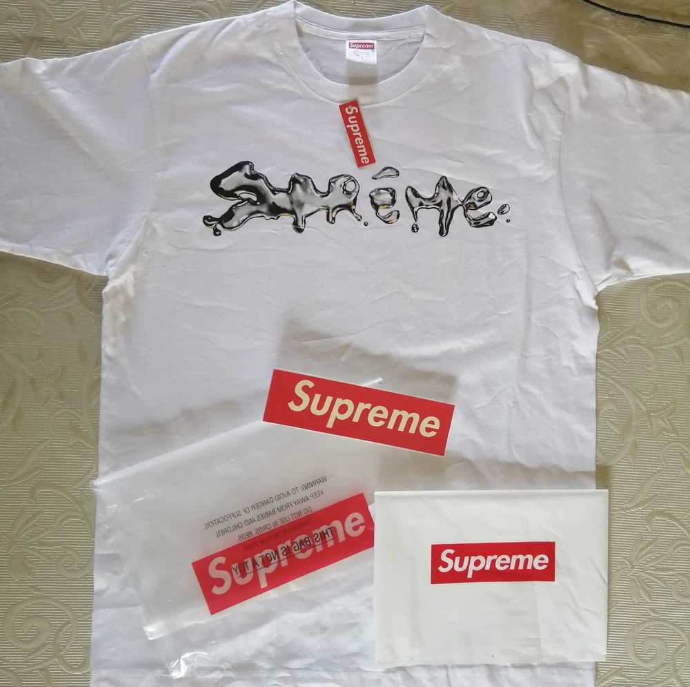 Supreme Liquid Tee White - image 1