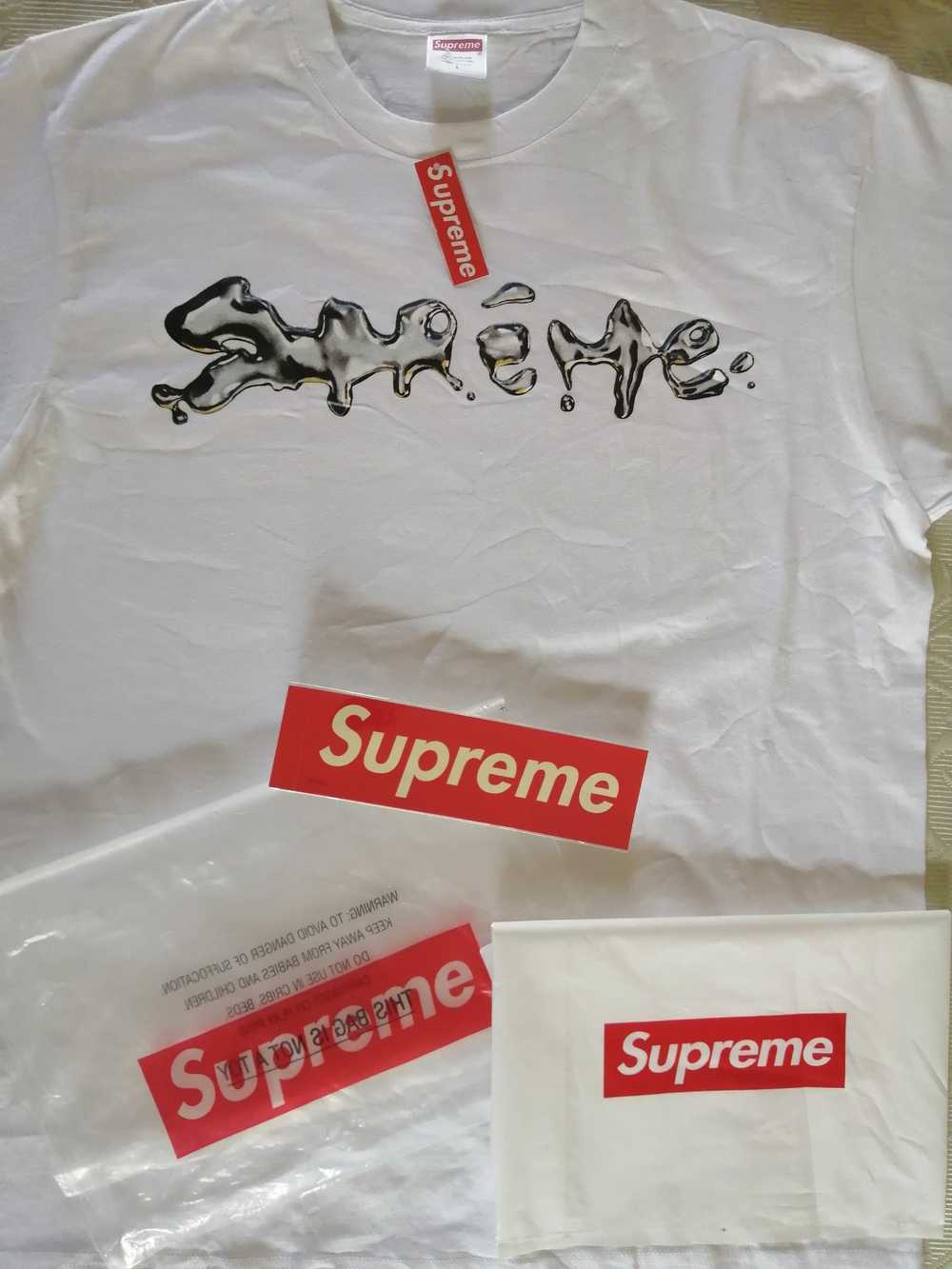 Supreme Liquid Tee White - image 2