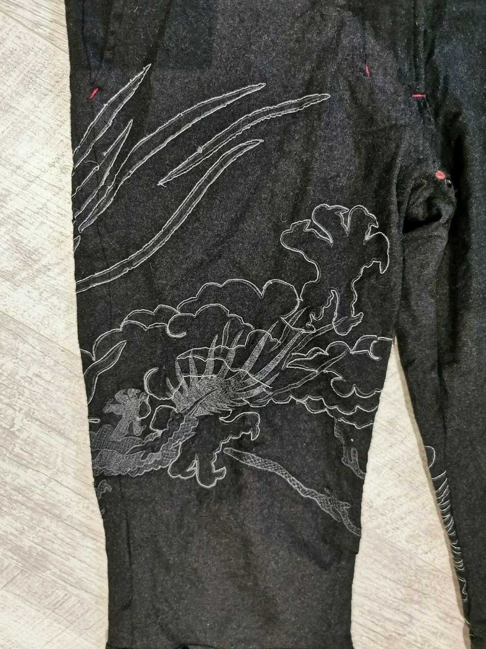 Maharishi - Maharishi Embroidered Wool Trouser - image 6