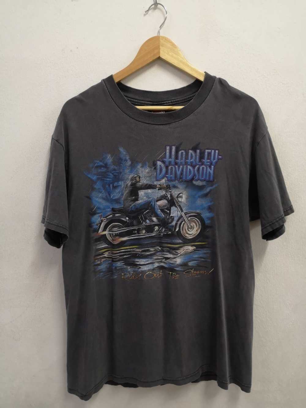 Harley Davidson - 90s Barnett T Shirt - image 1