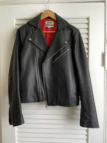 Acne Studios Acne Gibson Leather and Suede Biker J