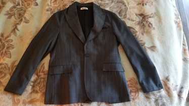 Our Legacy Graphite Pinstripe Blazer - image 1