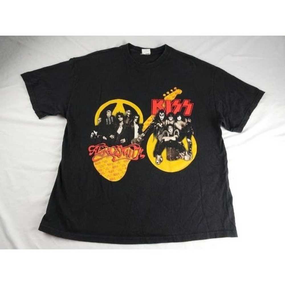 Vintage Aerosmith & Kiss 2003-2004 Tour Shirt Siz… - image 1