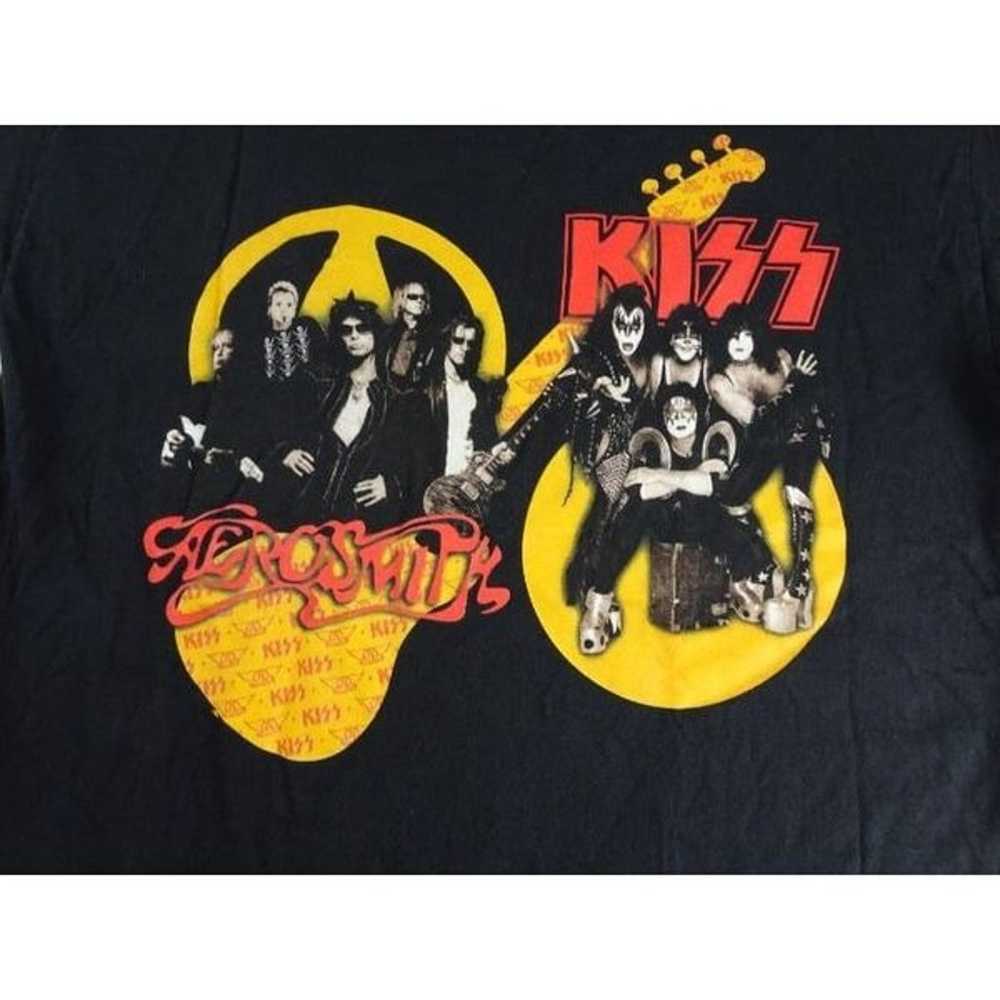 Vintage Aerosmith & Kiss 2003-2004 Tour Shirt Siz… - image 2