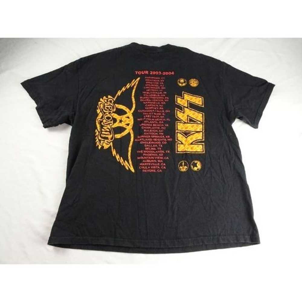 Vintage Aerosmith & Kiss 2003-2004 Tour Shirt Siz… - image 3