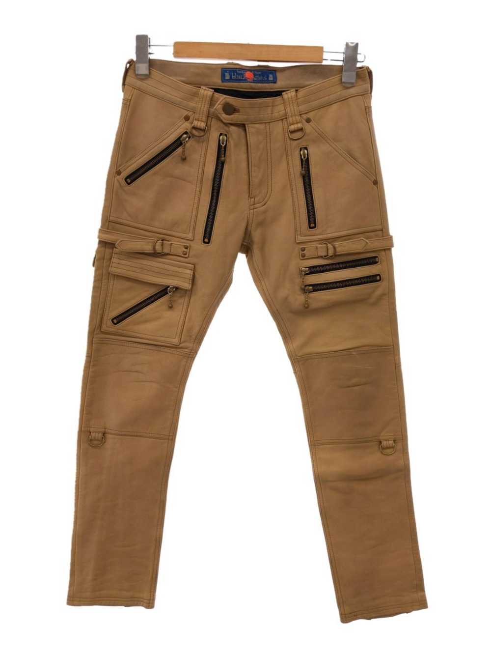 Blackmeans - Blackmeans Leather Dogi Trousers - image 1