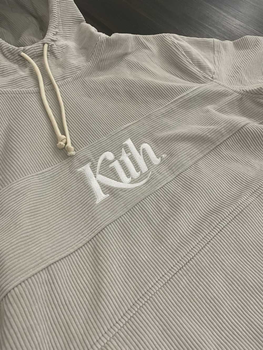 Kith - Corduroy double pocket hoodie with tags - image 2
