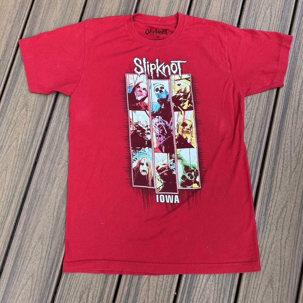 Streetwear Red Grunge Punk Y2K Slipknot Iowa Band… - image 1