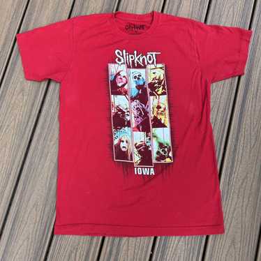 Streetwear Red Grunge Punk Y2K Slipknot Iowa Band… - image 1