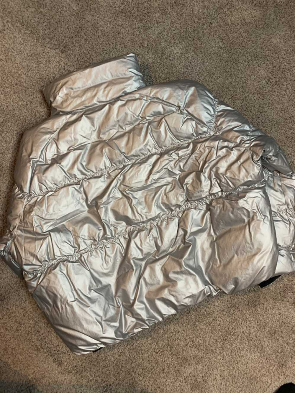 Nike reflective silver puffer jacket NWT - image 2